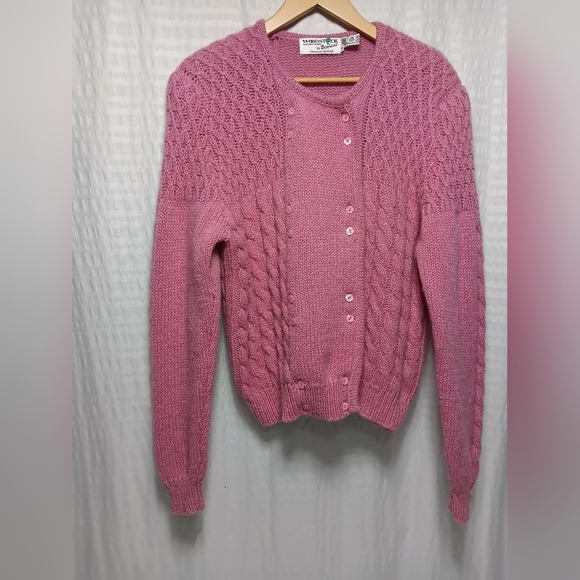 Vintage Woodstock by Benard 💯 Wool , double breasted Sweater. 38 ( small) - Picture 1 of 9